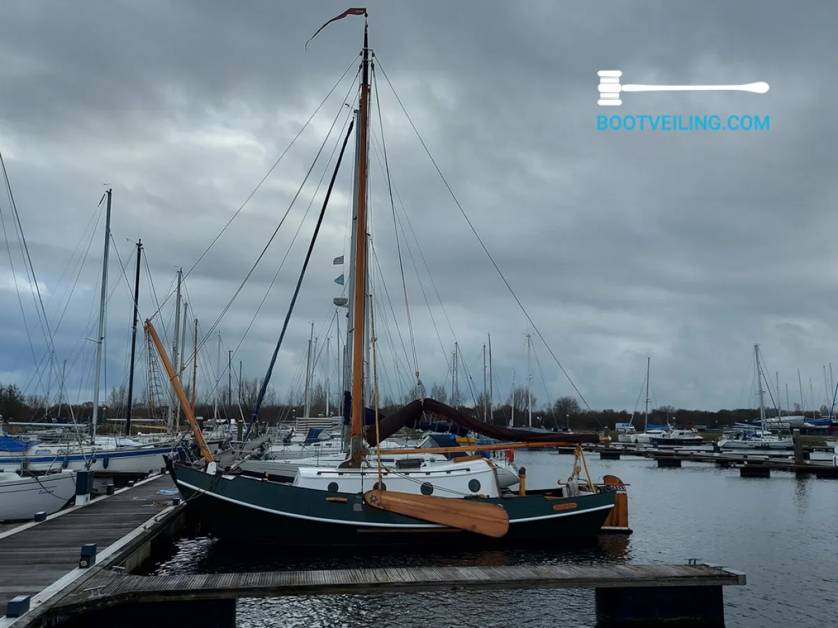 Staal Zeilboot Zeeschouw Platbodem