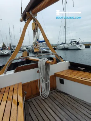 Staal Zeilboot Zeeschouw Platbodem Foto 5