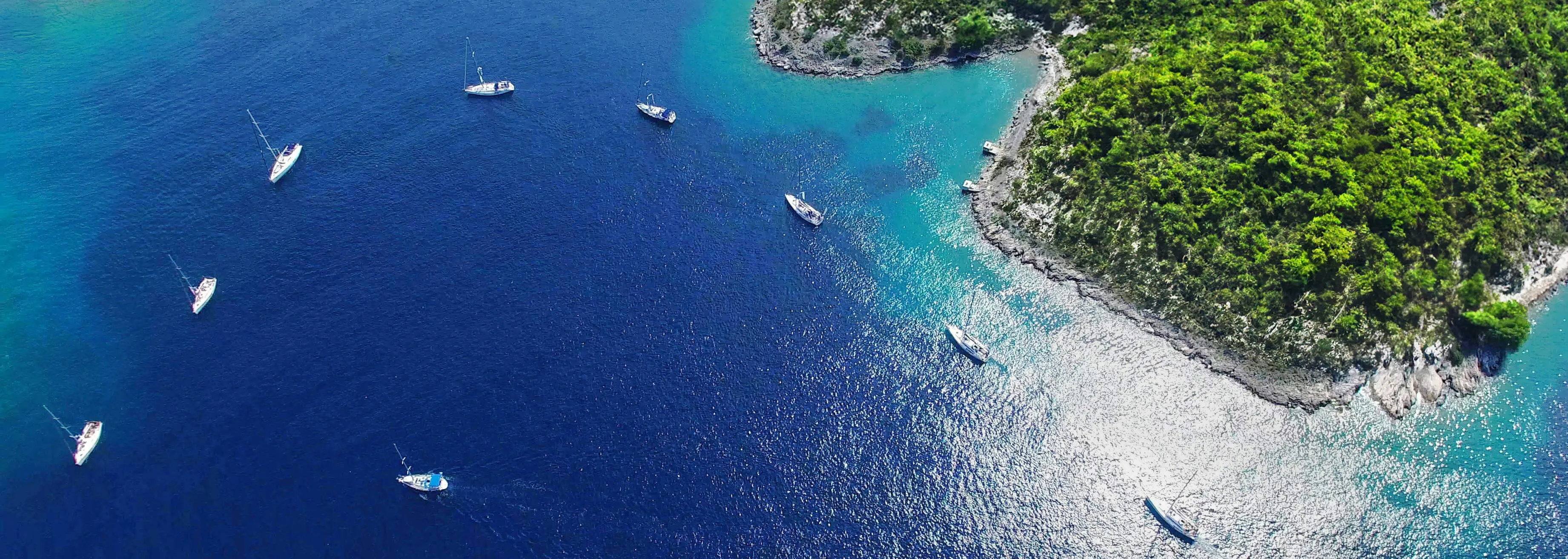 Sailing boats in the sea