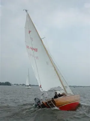 Wood Sailboat Nordic Folkboat Photo 3