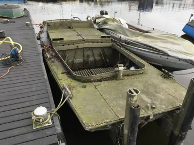 Aluminium Bateau économique Bateau de l'armée Boat Bridge Erection Photo 1