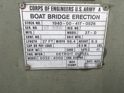 Aluminium Budget-boot Armee-Boot Boat Bridge Erection Foto 14