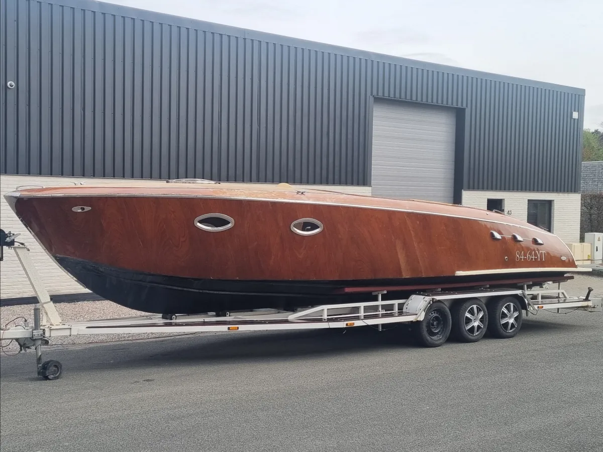 Wood Motorboat Skibsplast 945 S