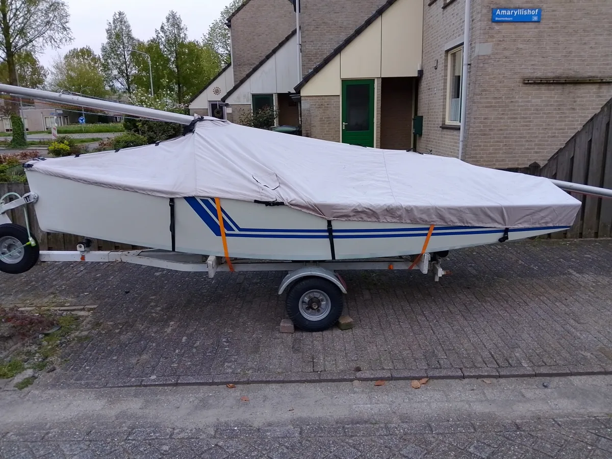 Wood Sailboat Vaurien 