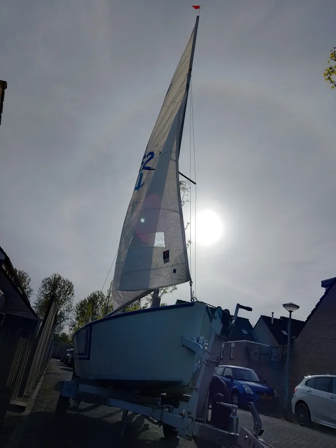 Wood Sailboat Vaurien 