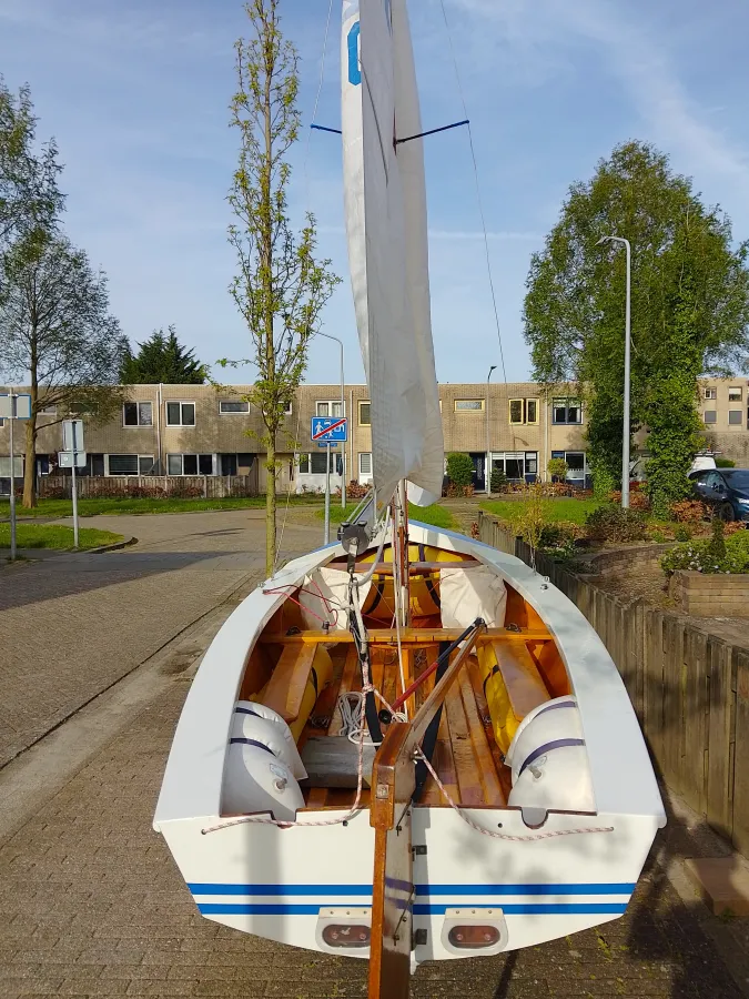 Wood Sailboat Vaurien 