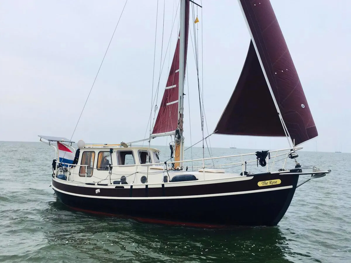 Staal Zeilboot Danish Rose Motorsailer