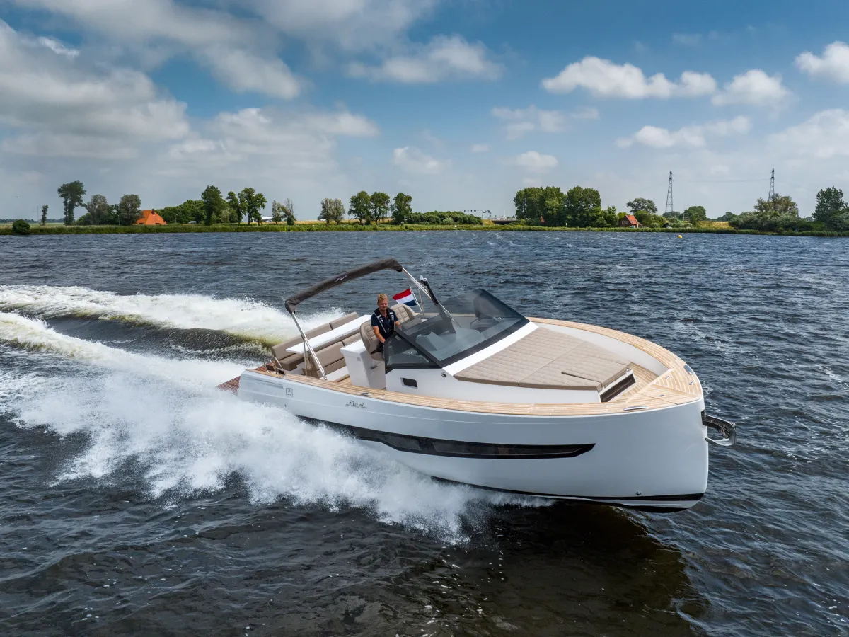 Polyester Speedboat Fiart Seawalker 35