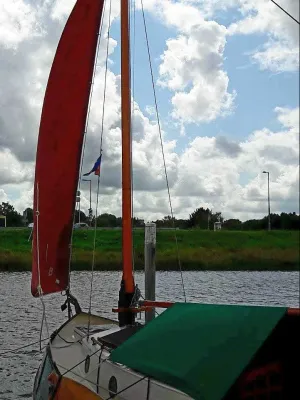 Steel Sailboat Grundel Platbodem Photo 2