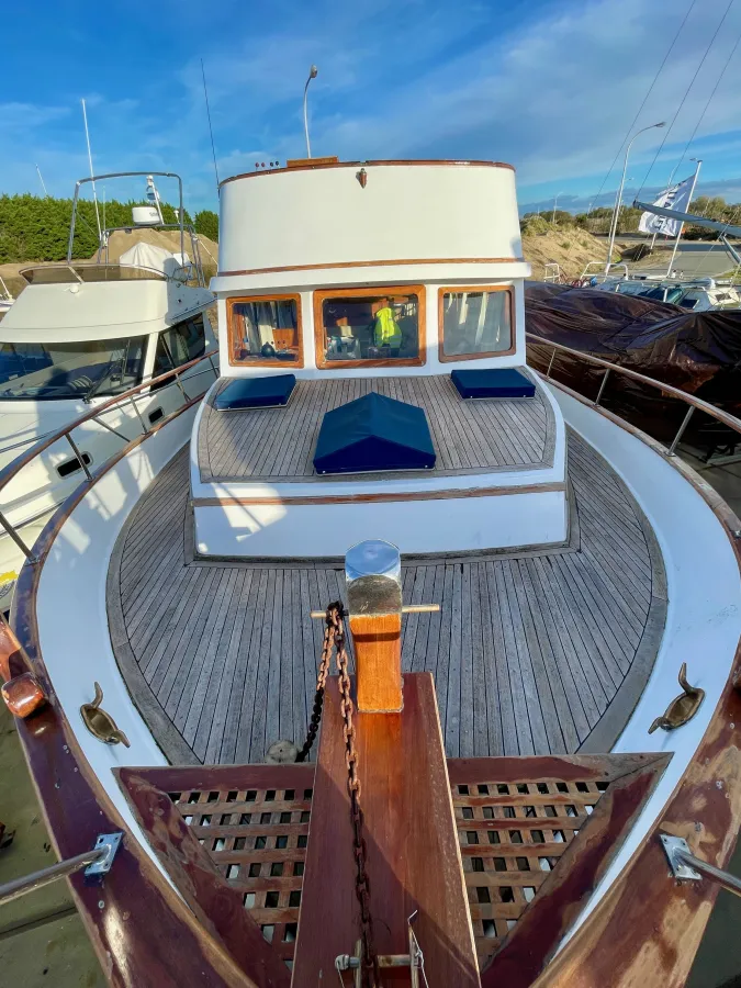 Polyester Motorboat Eurobanker 44ft Pacific Trawler