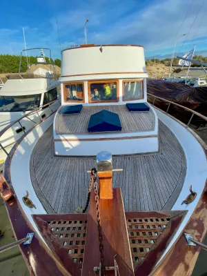 Polyester Motorboat Eurobanker 44ft Pacific Trawler Photo 2