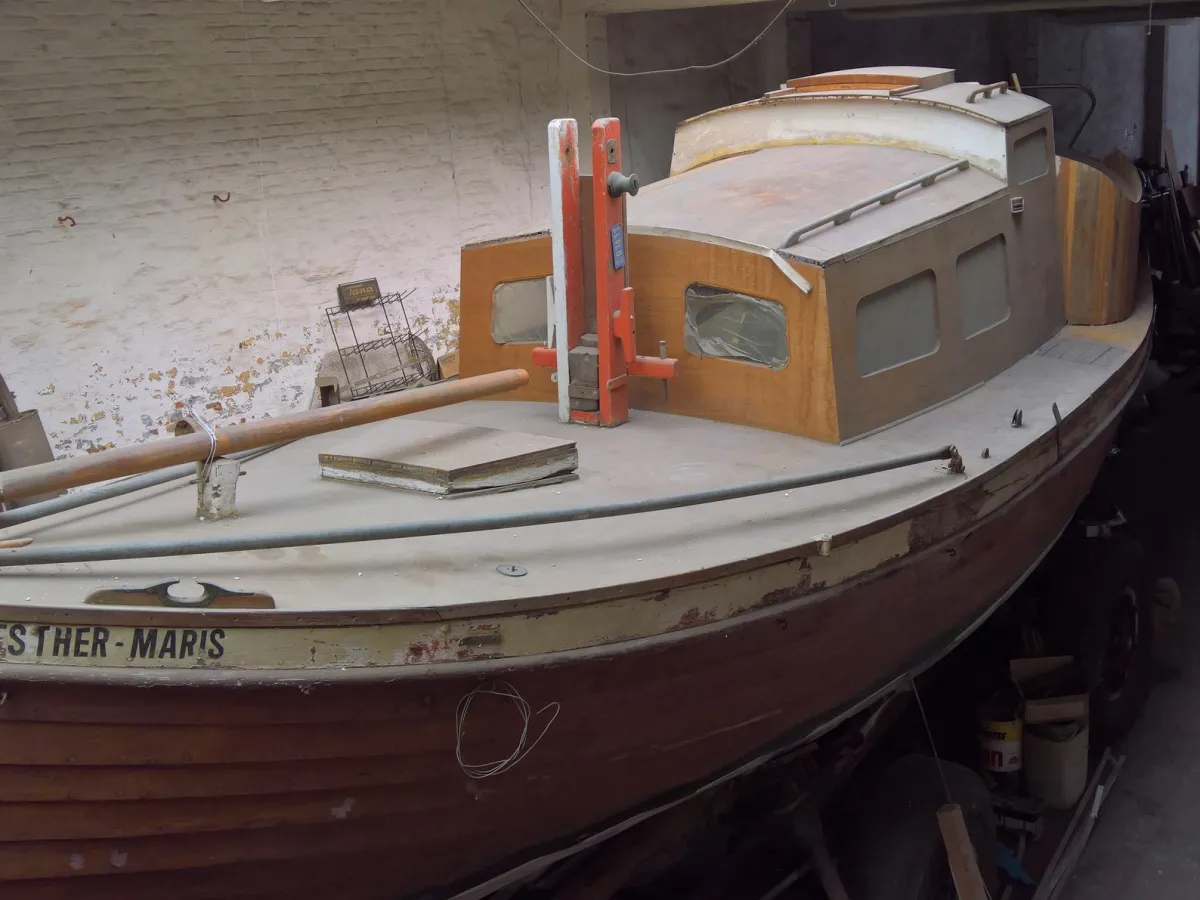 Wood Motorboat One Off Zeilsloep 850