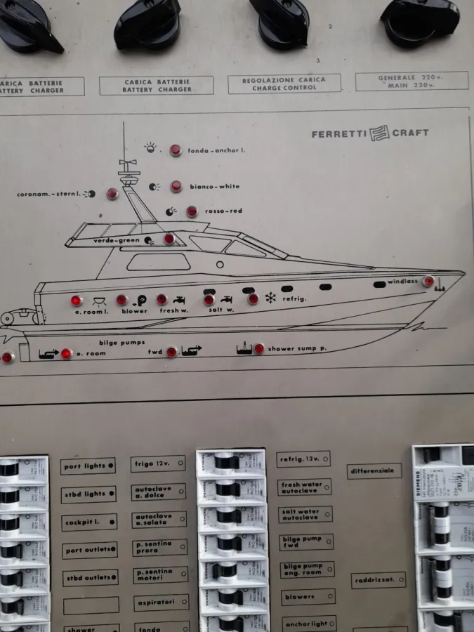 Polyester Motorboat Ferretti 1500