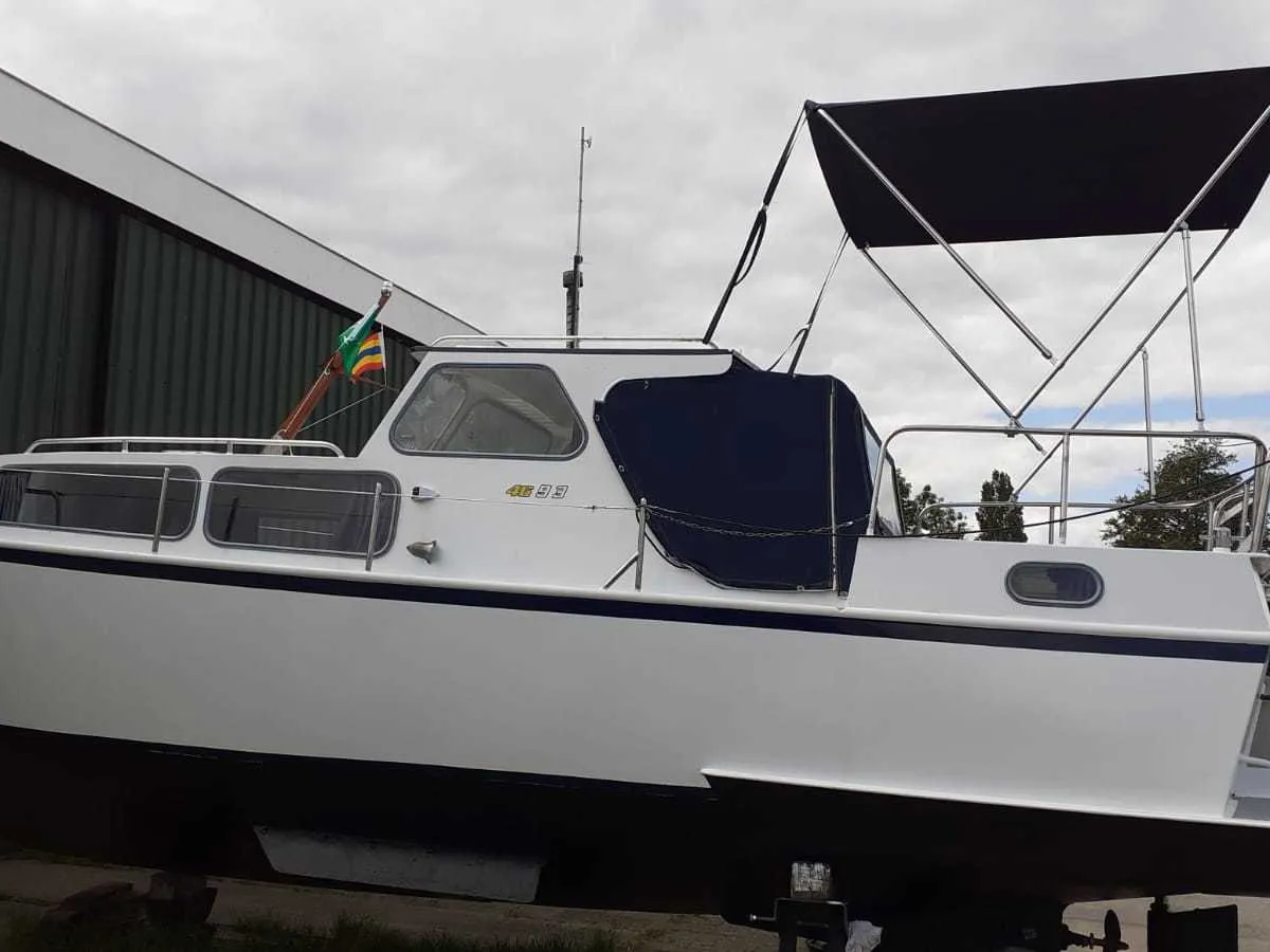 Steel Motorboat Van Der Werff Ak 830