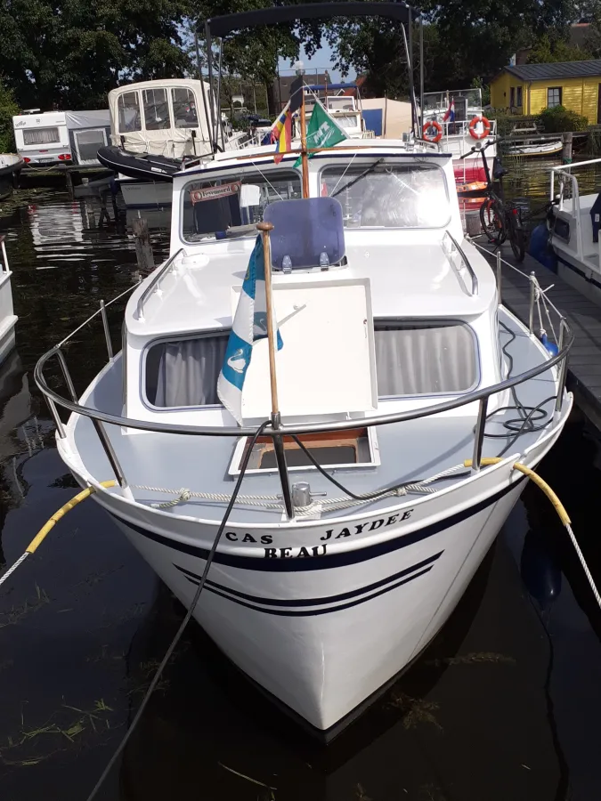 Steel Motorboat Van Der Werff Ak 830