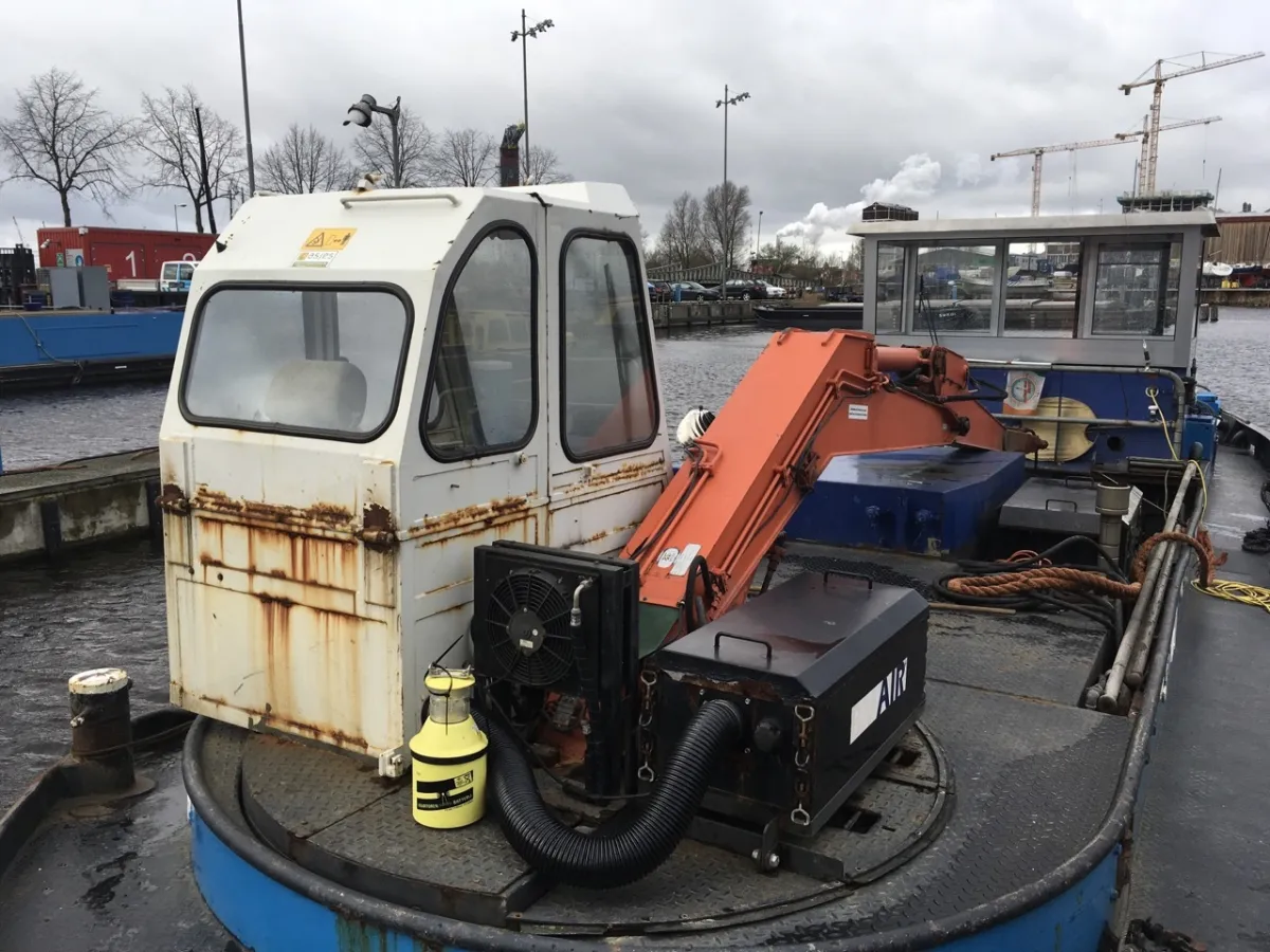 Acier Bateau de travail Bateau de travail Kraanschip