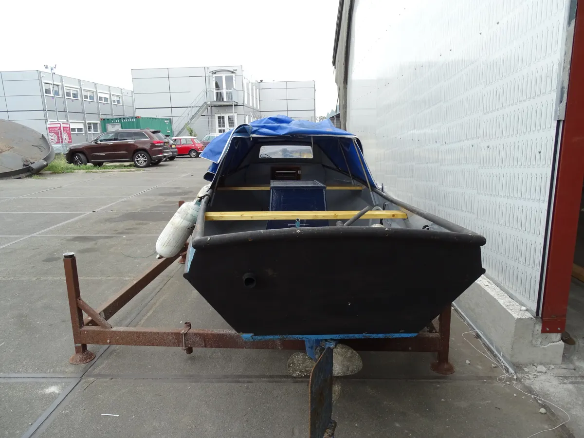 Steel Open motorboot Vlet Staal