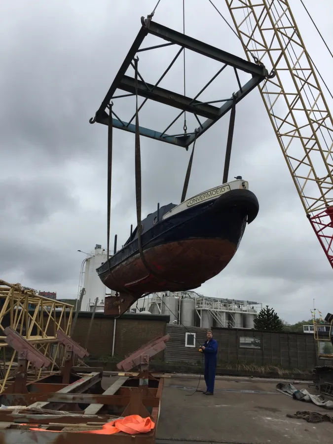 Steel Workboat Tugboat Geklonken Staal