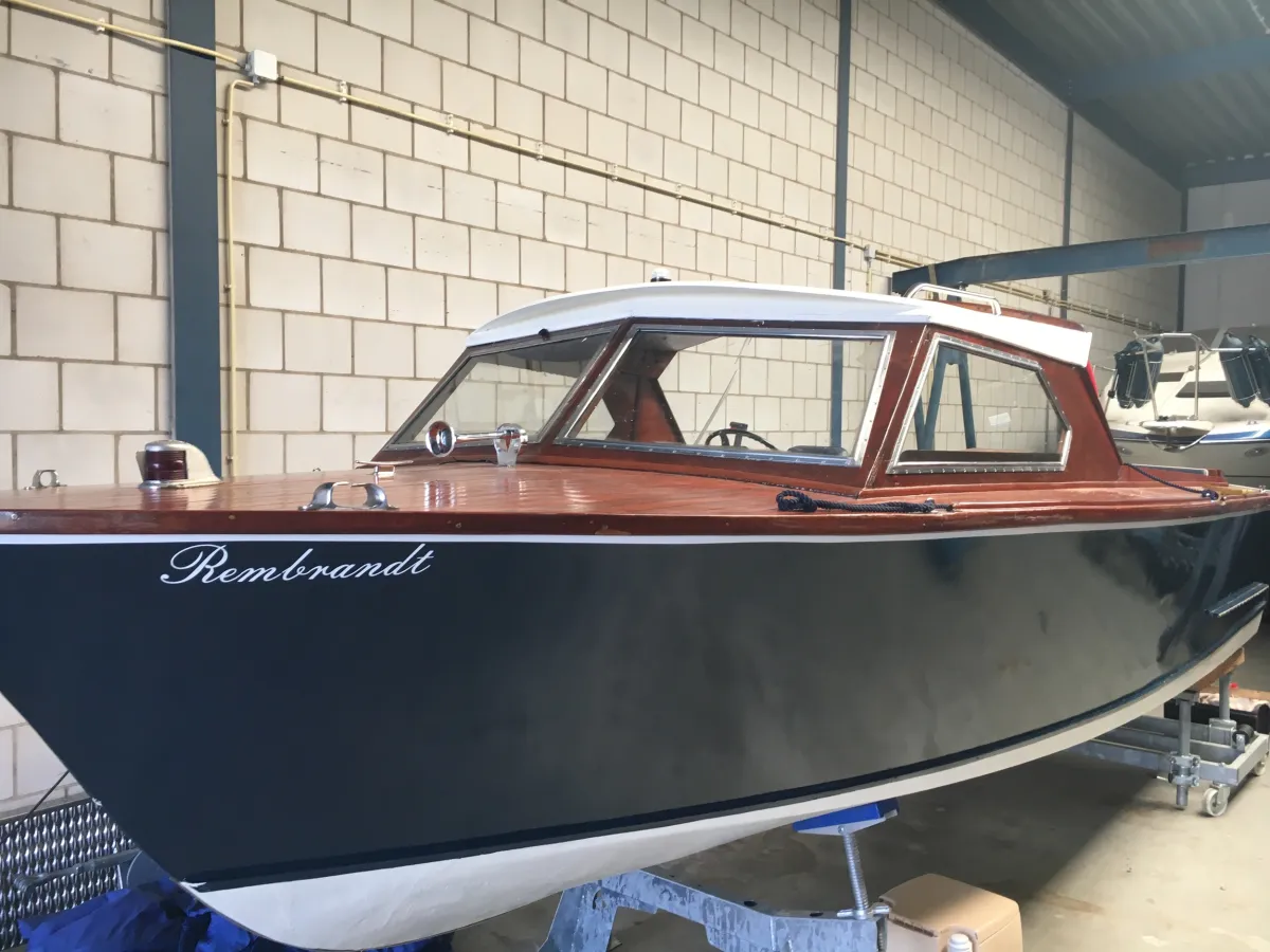 Wood Speedboat Wolfrat Traveler Sportsman