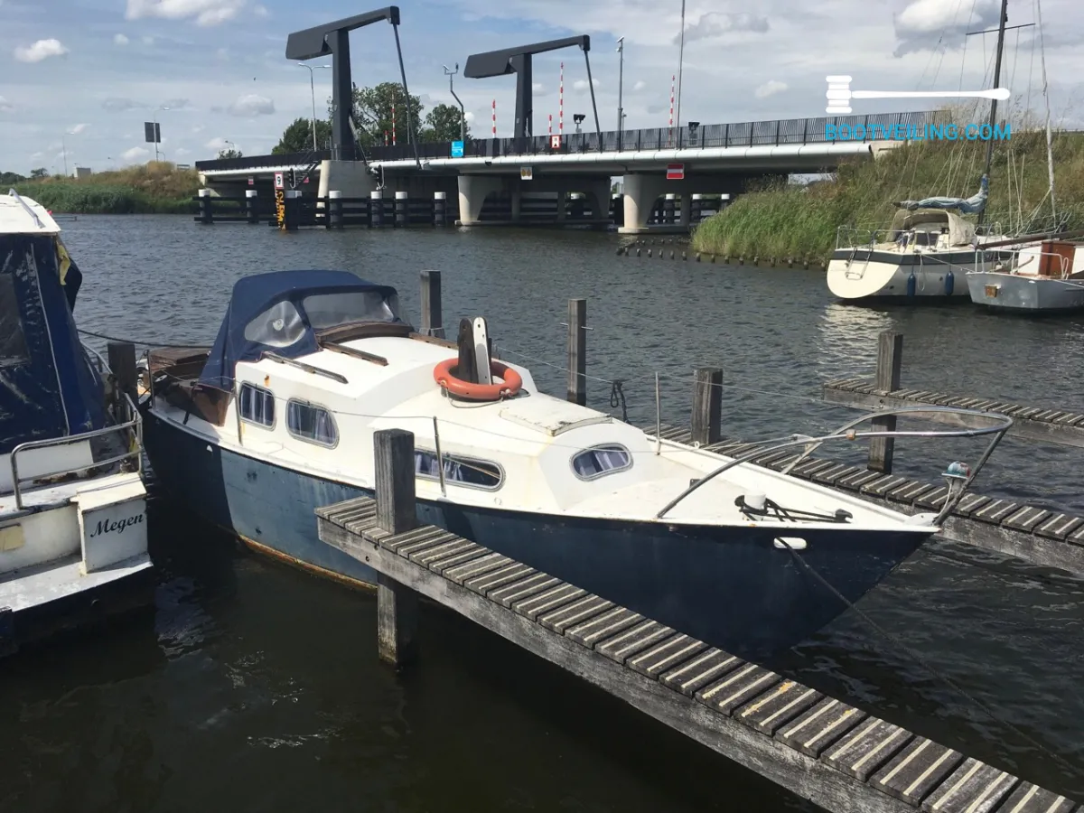 Steel Sailboat Grachtenboot Kajuitzeilboot