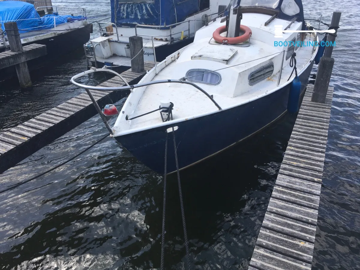 Steel Sailboat Grachtenboot Kajuitzeilboot