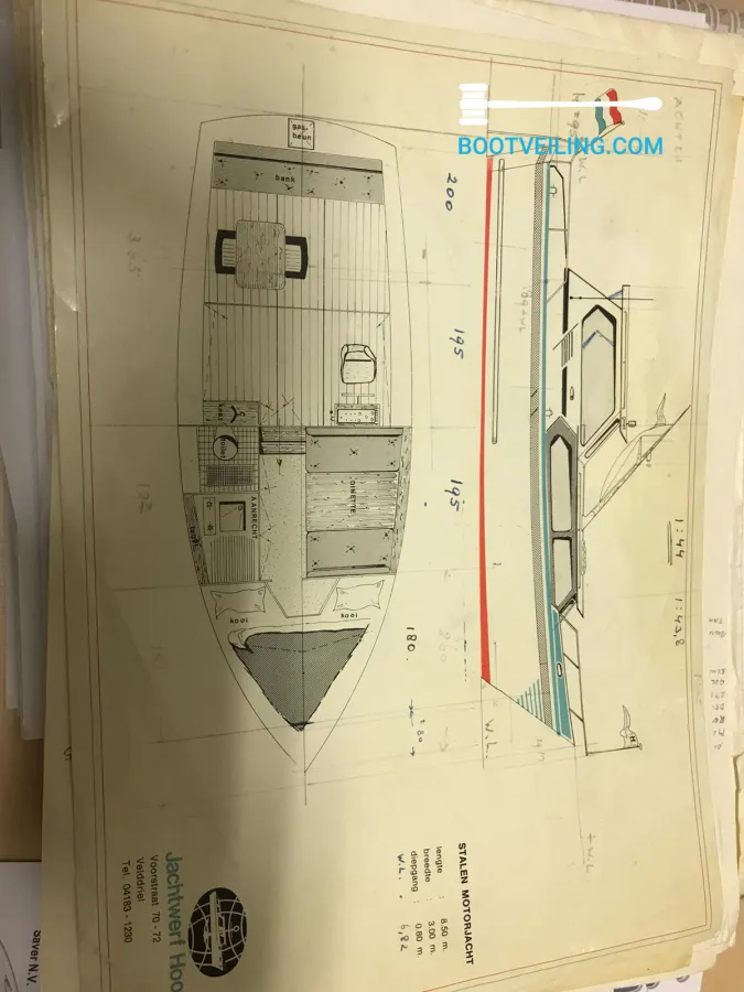 Steel Motorboat Hooveld 850