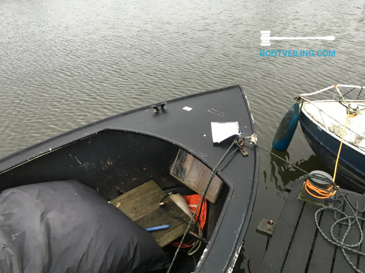 Steel Budgetboat Grachtenboot Open Boot Met Motor