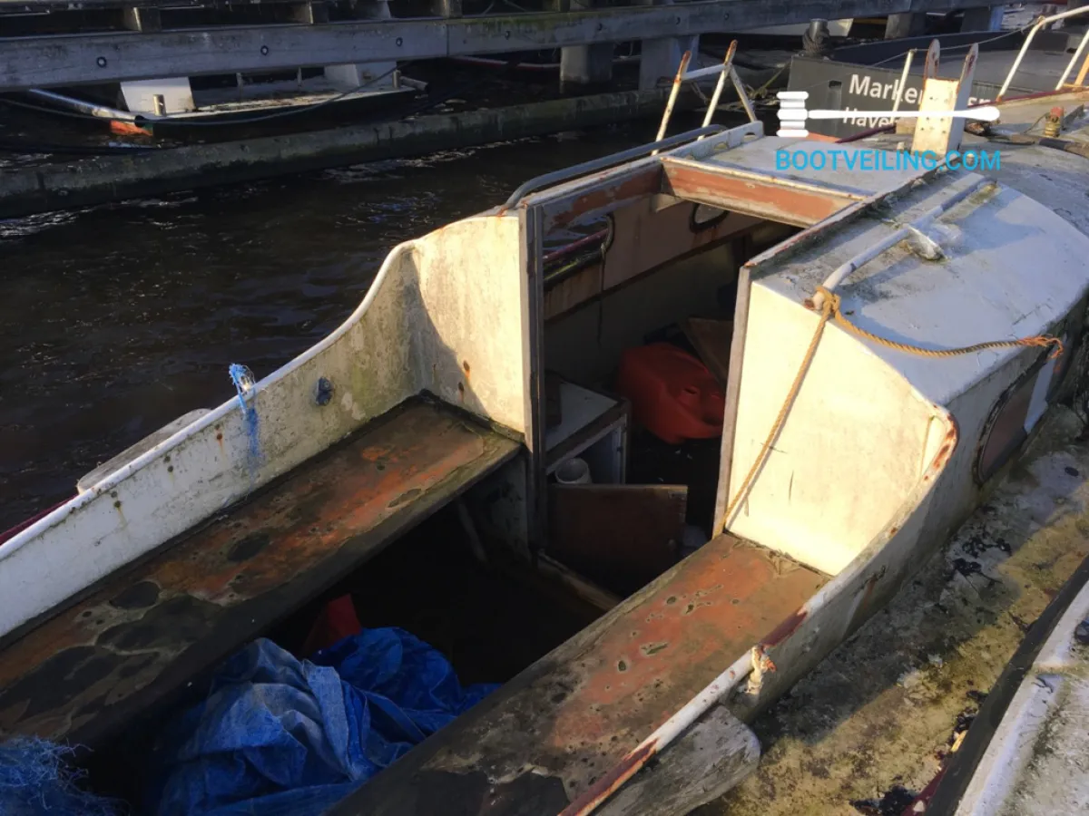 Steel Budgetboat Grachtenboot Zeilboot