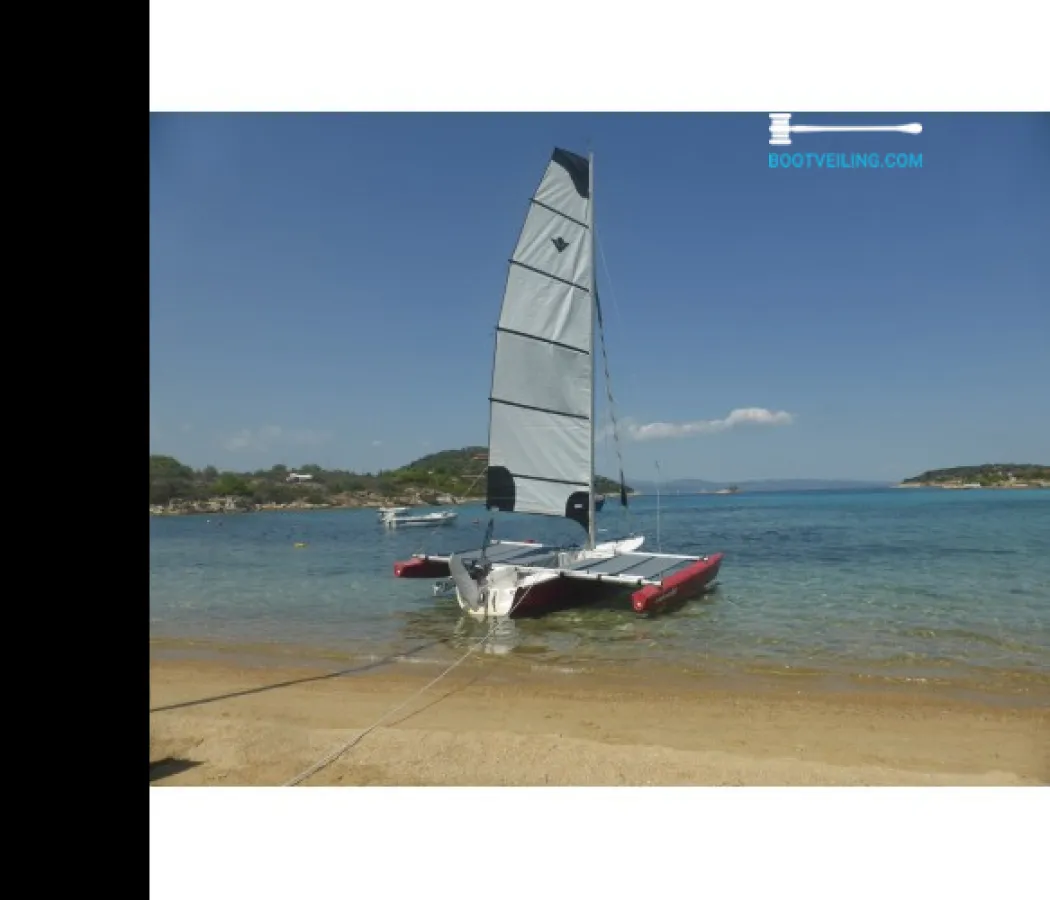 Polyester Sailboat Virus Trimaran