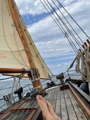 Wood Sailboat Colin Archer Moen & Sons Photo 14