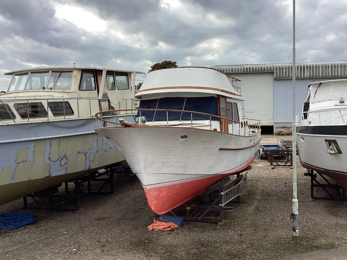 Polyester Motorboat Taiwan Trawler 1200