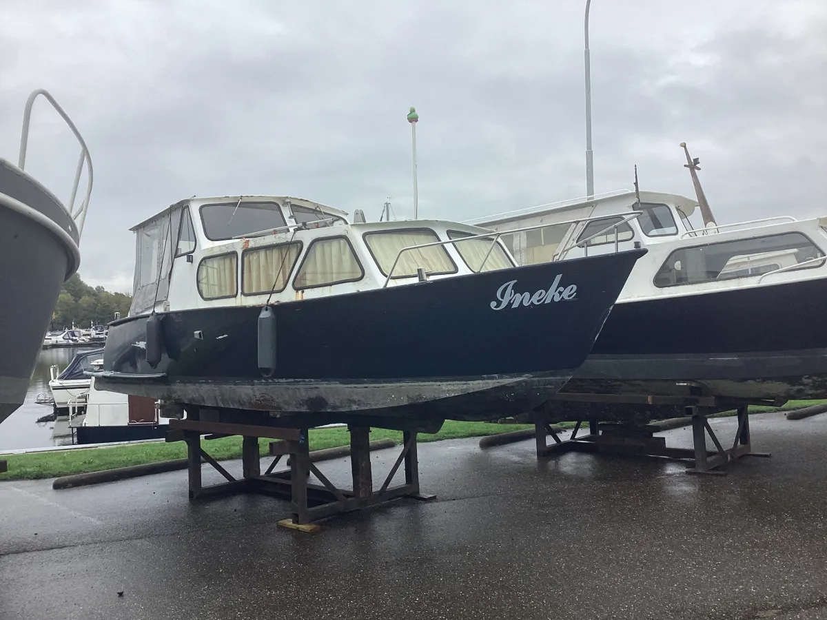 Steel Motorboat Cabin boat 700