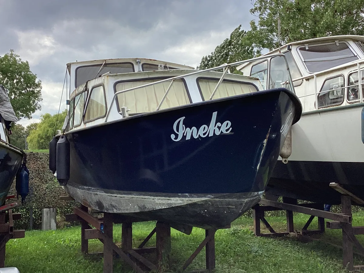 Steel Motorboat Cabin boat 700