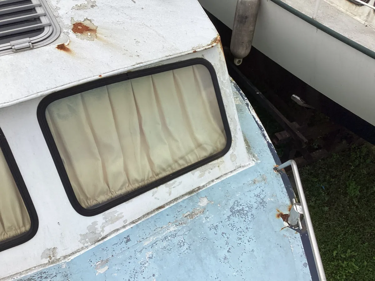 Steel Motorboat Cabin boat 700