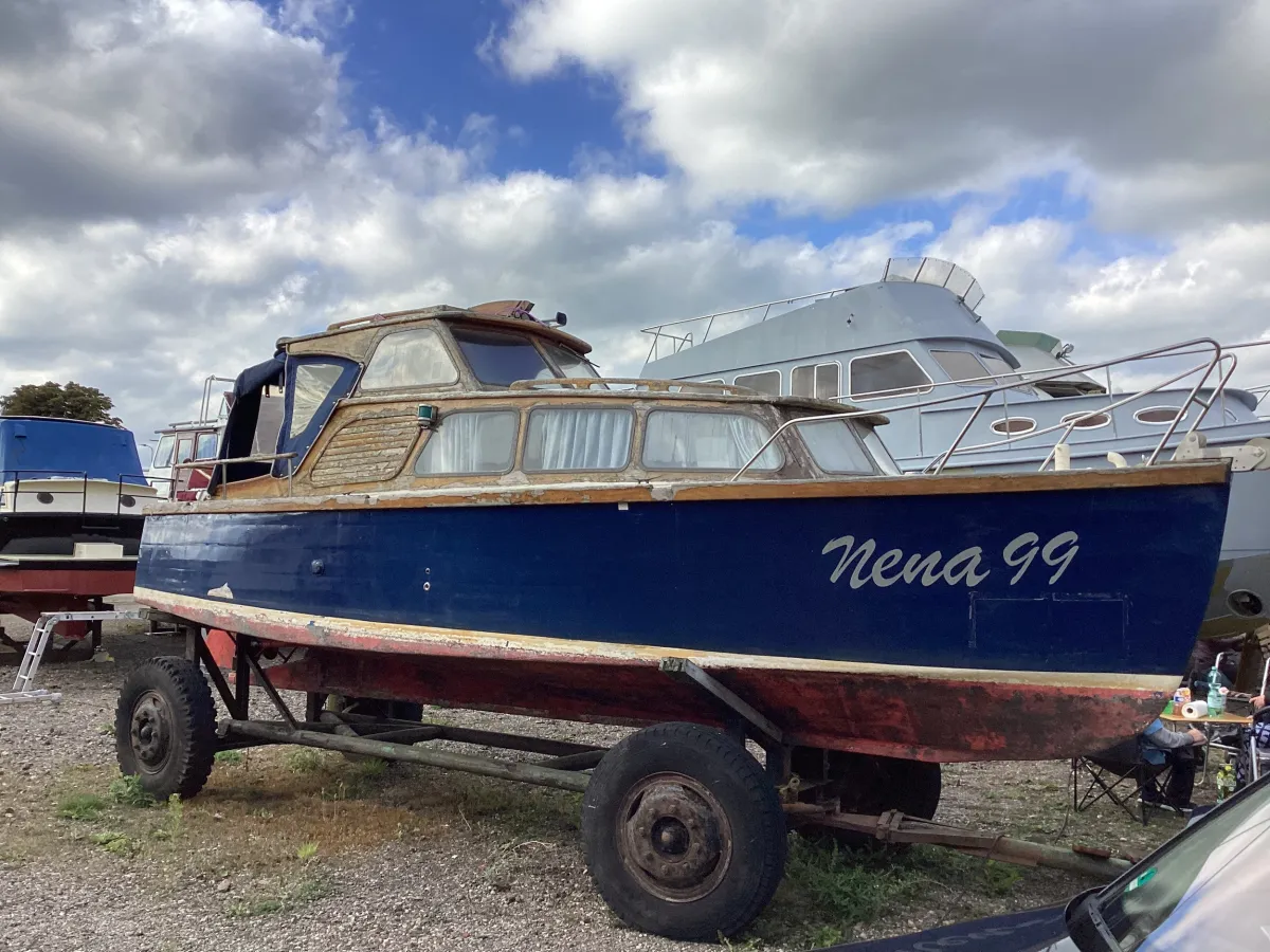 Bois Bateau à moteur Blankenese Kotter 760