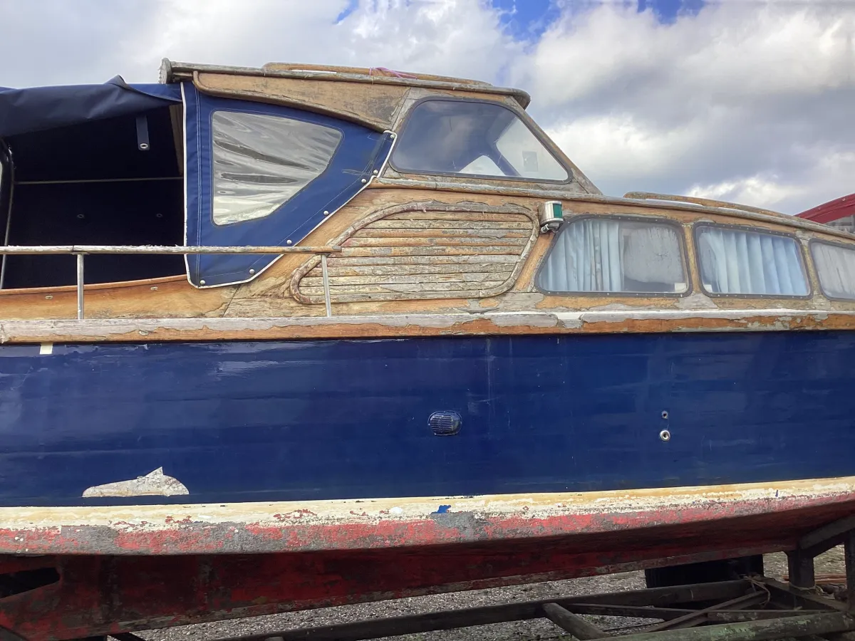 Bois Bateau à moteur Blankenese Kotter 760