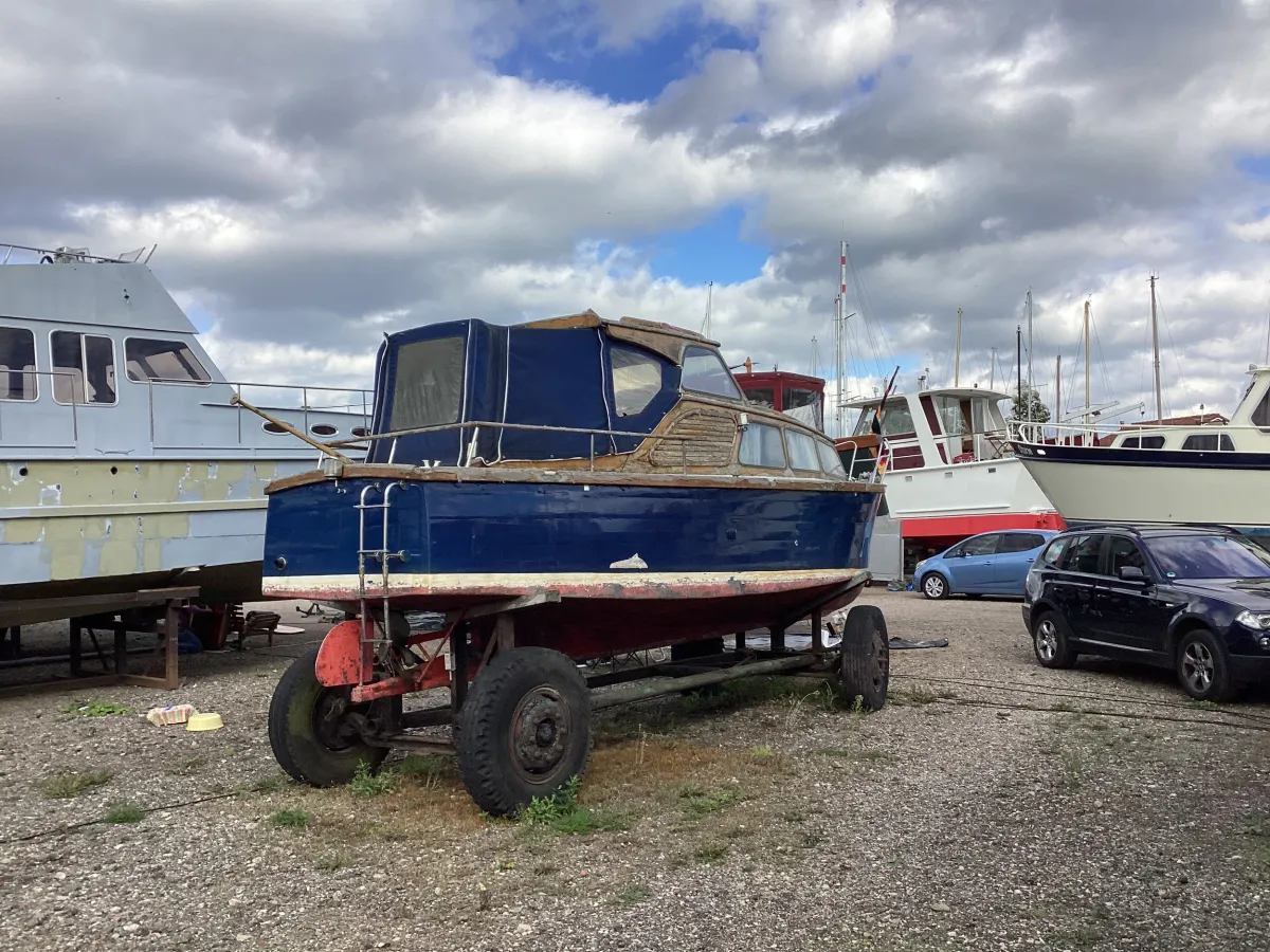 Bois Bateau à moteur Blankenese Kotter 760