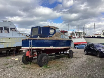 Bois Bateau à moteur Blankenese Kotter 760 Photo 7