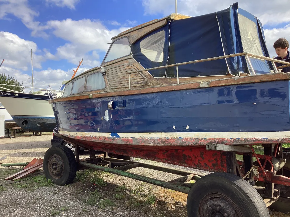 Bois Bateau à moteur Blankenese Kotter 760