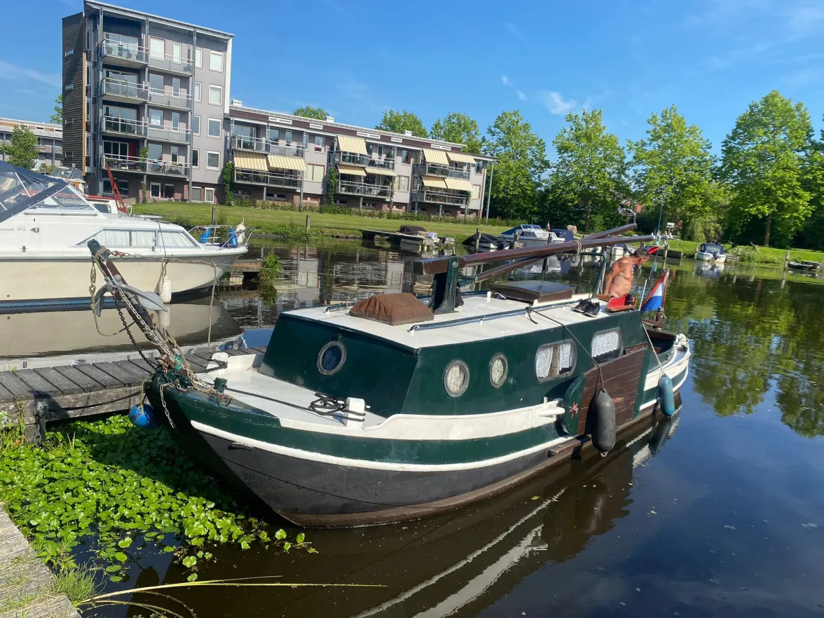 Steel Sailboat Flat-bottomed boat Rietaak