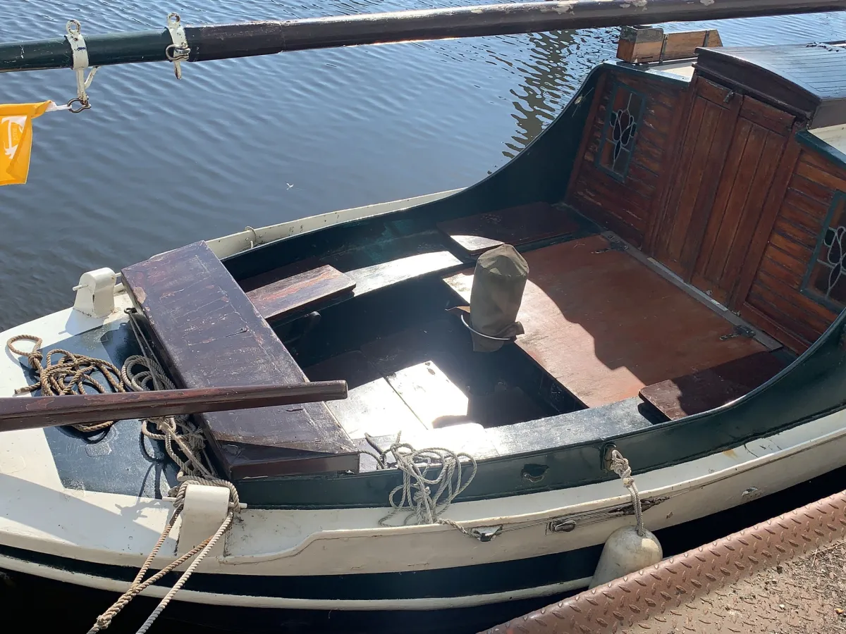 Steel Sailboat Flat-bottomed boat Rietaak