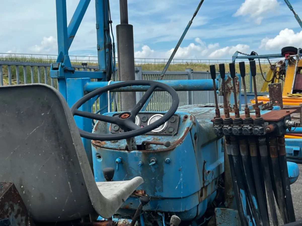 Steel Workboat Boat crane Fiat