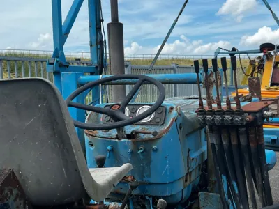 Steel Workboat Boat crane Fiat Photo 1