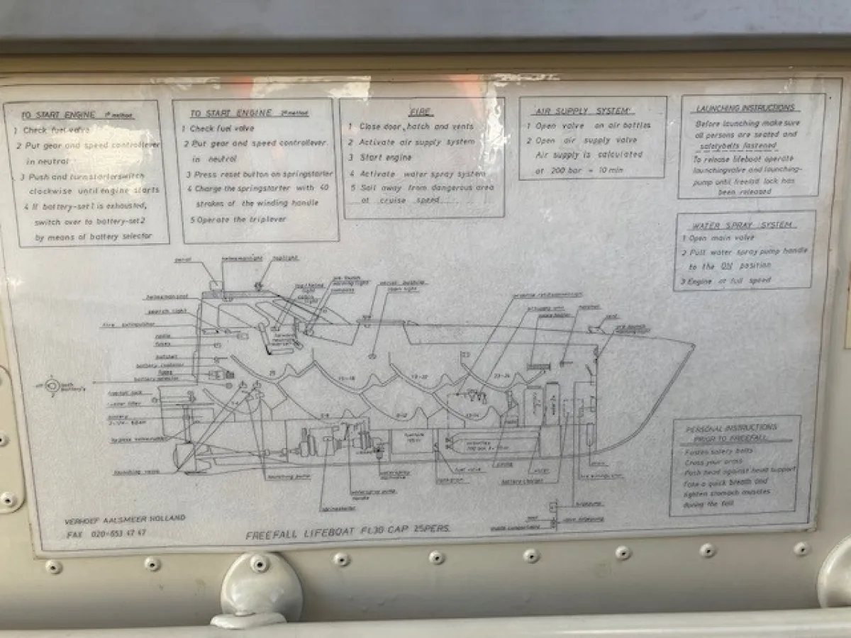 Aluminium Workboat Free Fall Life Boat 950