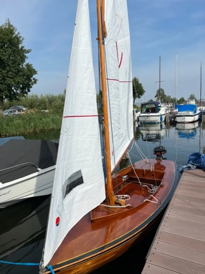 Wood Open zeilboot 16m2 BM