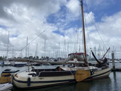 Steel Sailboat Flat-bottomed boat Skutsje Photo 9