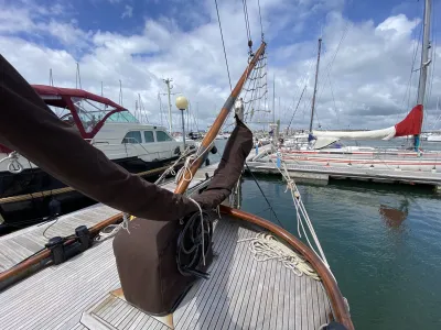 Steel Sailboat Flat-bottomed boat Skutsje Photo 12