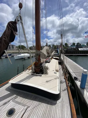 Steel Sailboat Flat-bottomed boat Skutsje Photo 16