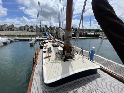 Steel Sailboat Flat-bottomed boat Skutsje Photo 17