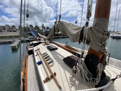 Steel Sailboat Flat-bottomed boat Skutsje Photo 18